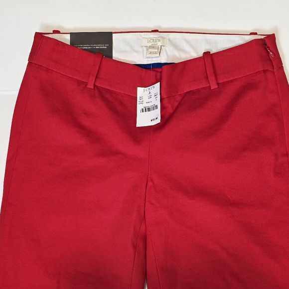 J.Crew City Fit Winnie Pant Red - Picture 8 of 11